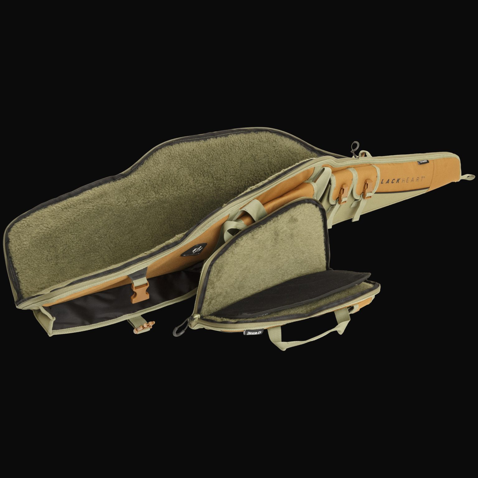 VITAL 48" Scoped Rifle Case Combo Gun Case Combo BlackHeart